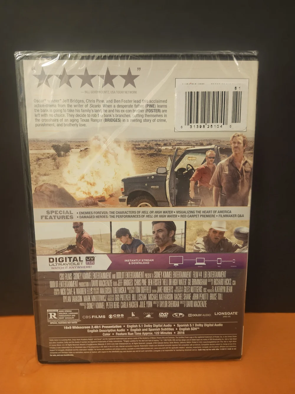 Hell or High Water Movie Poster Wall Art - Brown Tones